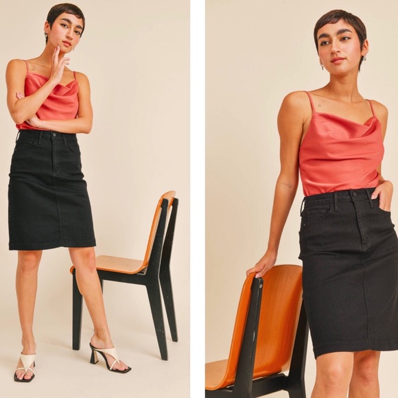 NWT Just Black Denim Skirt - Picture 9 of 10